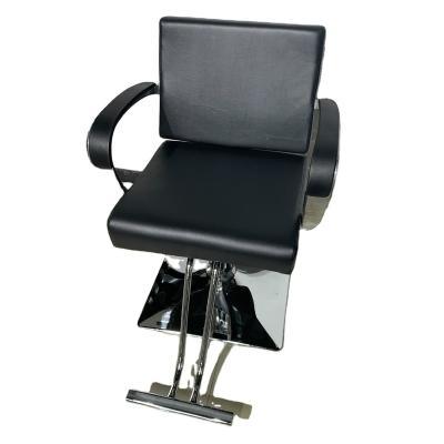 China PU Leather Barber Chair Ready To Ship Black Salon Chair Furniture Hairdressing Barber Chair for sale