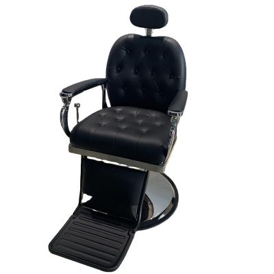 China Factory Price Synthetic Leather Wholesale Style Barber Chair Hydraulic Extended Salon Chair for sale