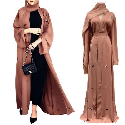 China Modest Muslimah Styling 2022 New Design Women Fashion Long Sleeve Muslim Abaya Islamic Clothing Muslim Dresses for sale