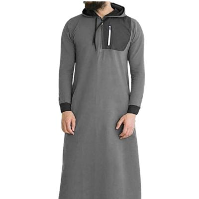 China 2022 New Style Polyester Islamic Muslim Abaya In Dubai Arabic Dress Clothes Baju Abaya Muslim Men Clothing for sale