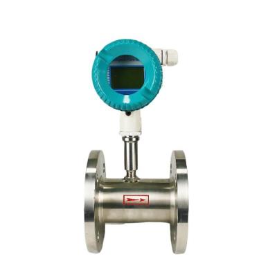 China SUS304 SUS304 316 24V Gas Turbine Flow Meter Turbine Liquid Flow Meter for sale