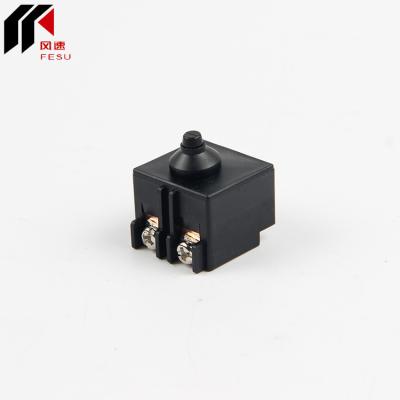 China FESU BS 6-100 pole of single push or double pole plastic switch button for sale