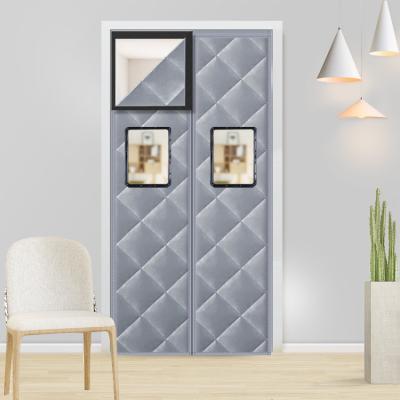 China Insulated Keeps Warm And Windproof Magnetic Shower Insulation Door Curtain Winter Screen for sale