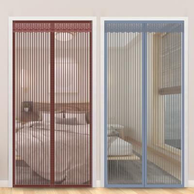 China Modern Free Entry Pet Friendly Hands Seal Behind You Instant Durable Magnetic Fly Screen Door for sale