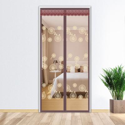 China Modern Self Closing Heavy Duty Magnetic Fly Screen Magnet Curtain Mesh Door for sale