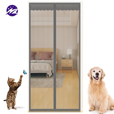 China Modern Soft Magnetic Custom Color Large Size Fly Mosquito Screen Door for sale