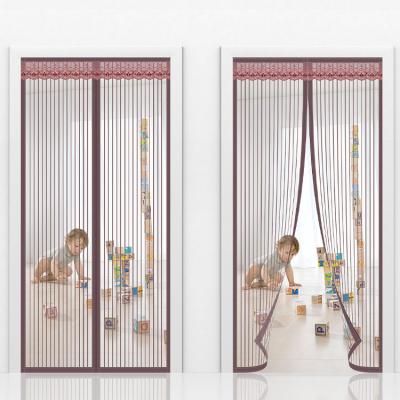 China Anti - Kids Mosquito And Insect Pet Fly Screen Curtain Modern Magnetic Window Door for sale