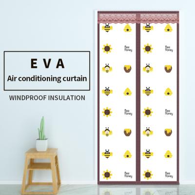 China Modern Printing Waterproof EVA Curtain And Oil Proof Material Magnetic Door Screen for sale