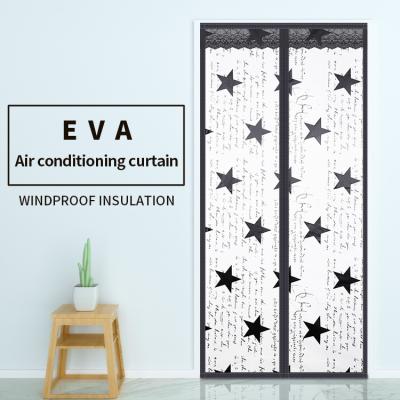 China Modern Keep Draft Pull Down Consumption EVA Magnetic Thermal Insulated Door Screen Curtain For Kitchen for sale