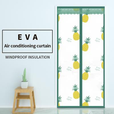 China Modern Automatic Closer Magnetic Thermal Insulated Door Curtain For Living Room And Kitchen EVA Magnetic Screen Door for sale