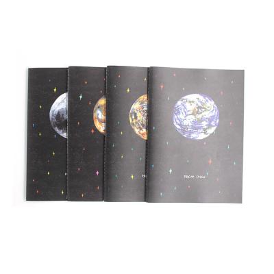 China Hardcover Planet Series Customized Hardcover Printing Composition Notebook with Logo for sale