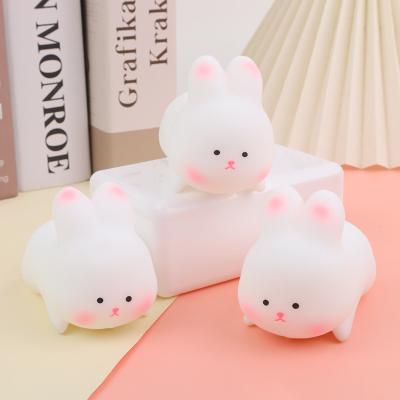 China Freeing Pressure Factory Direct Selling Cute Rabbit Anxiety Strain Wiggle Small Animal Squishy Squeeze Toys for sale