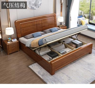 China Comfortable King Size Bed Frame With Storage Modern Bed Furniture Room Set for sale