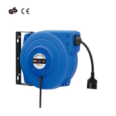 China Wall Mounted Consumer Electronics Industrial Retractable Enclose Cable Reel for sale