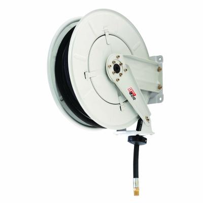 China DMECL Adjustable Heavy Duty Retractable Motor Oil Hose Wall Mounted Reel With Double Arm for sale