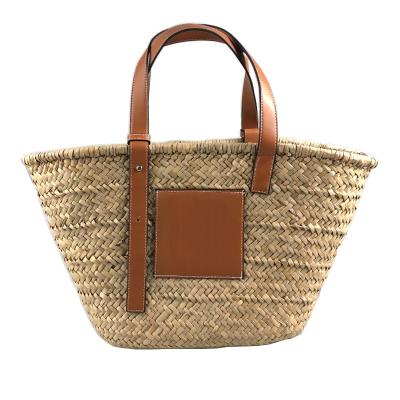 China Factory-direct Wholesale Straw Bags Tote Summer Beach Purse 2021 Fashion Ladies Handbags Costom Women Handbags for sale