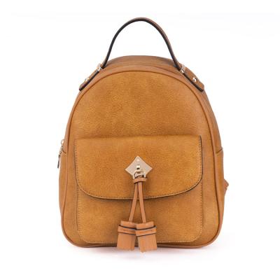 China Waterproof Ladies Leisure Travel Bag Fashion Trend Backpack Leather Backpacks Wholesale for sale