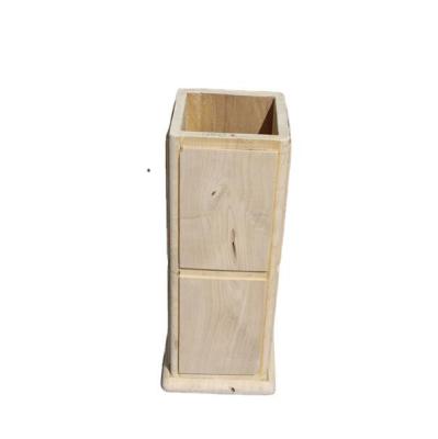 China Wholesale Europe Handcrafts Rustic Home Wooden Box Decoration Gift Wooden Wine Box for sale