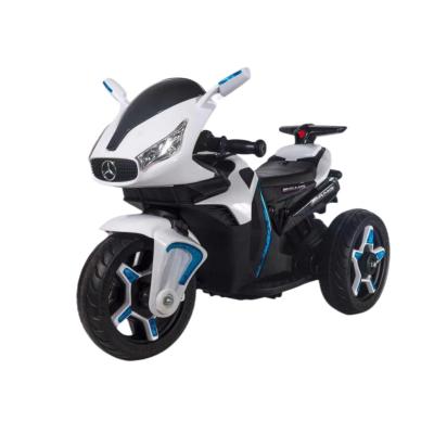 China Plastic Children's Electric Light Children's Tricycle LED Motorcycle PP Play Baby Tricycle for sale