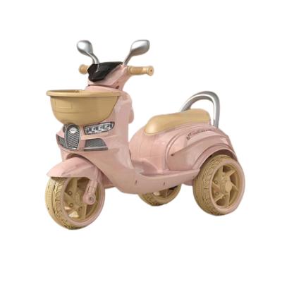 China Plastic Rideable Children's Electric Motorcycle Princess Electric Tricycle Baby Toy Car Lovely for sale