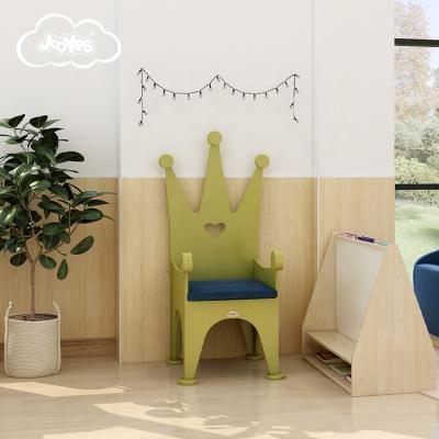 China Eco - Friendly Furniture Material Preschool Sets Party Royal Crown Chairs Kids Throne Chair for sale