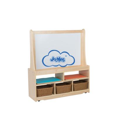 China JOOYES Eco-friendly Material Two Sides School Easel Kids Magnetic Whiteboard for sale