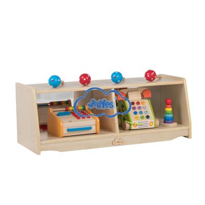 China eco-friendly material kids play storage montessori shelf daycare furniture 2020 for sale