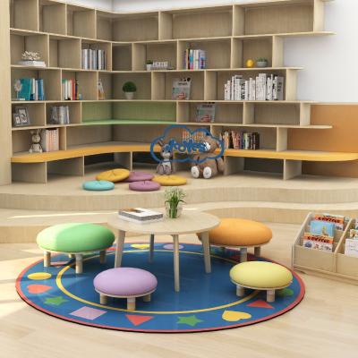 China Kindergarten Furniture Set Mushroom Stool Kids Sofa Eco - Friendly Material Stool for sale