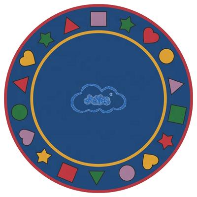 China Eco-friendly Material Preschool Modern Rug Cute Cartoon Carpets Play Mat For Kids for sale