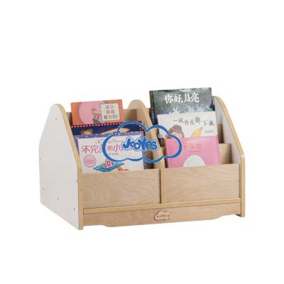 China Eco-friendly Material Movable Kids Furniture Shelves Children's Library Shelf for sale