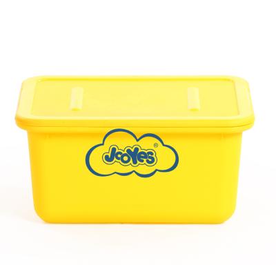 China Kindergarten Stackable Plastic Storage Box Eco-friendly Material Kids Equipment Toys Storage Box With Lids for sale