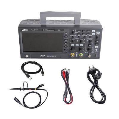 China Suin SA62C15 150MHz 2 Channel Digital Memory Portable Oscilloscopes SA62C15 for sale