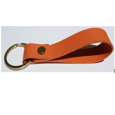 China Car accessories choose to nail the double-sided leather key chain for sale