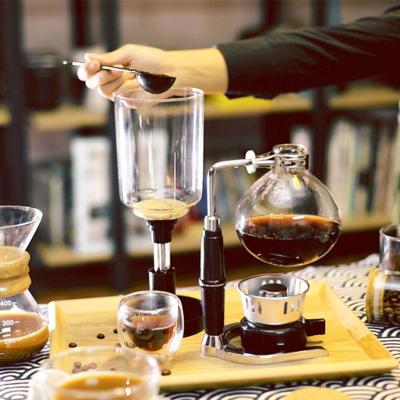 China Viable Wholesale KLP Kitchen Tool 3 Cup Siphon Coffee Maker / High Quality Coffee Siphon for sale