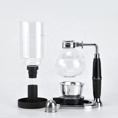 China Viable Kitchen Coffee Accessories 5cups Vacuum Kitchen KLP Coffee Pot Siphon Glass Coffee Maker for sale