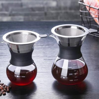 China Eco-friendly Sustainable Glass Pot Home KLP Coldbrew Heat Resistant Thickened Glass Coffee Maker for sale