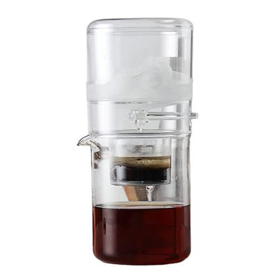 China KLP Sustainable Coffee Pot Dripper Borosilicate Glass Cold Brew Machine With Adjustable Cold Coffee Brew for sale