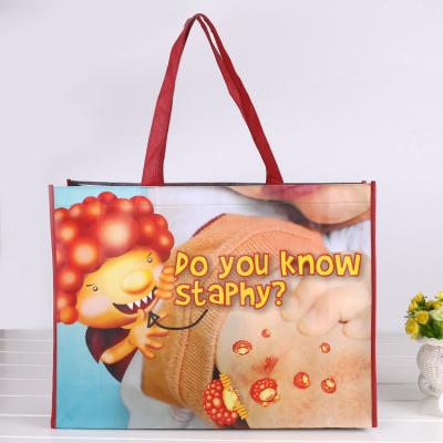 China Eco - Friendly Recyclable Non Woven Fabric Shopping Bags With Brand Logo for sale