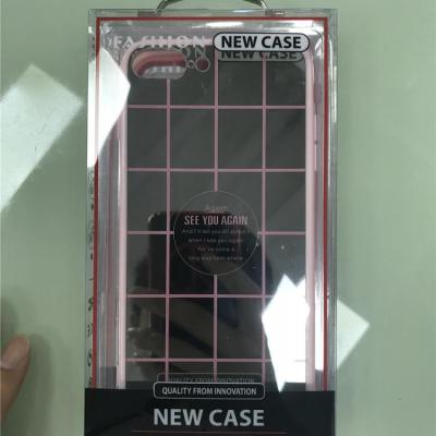 China Universal Mobile High-grade Disposable Blister Packing PVC Clear Plastic Phone Cases Retail Box For iPhone Case for sale