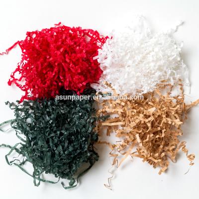 China Asunpaper Eco-friendly Paper 100% Raffia Paper Made Paper Shred for sale