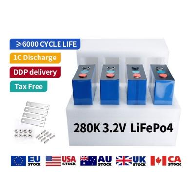 China Toys EU USA Docan Lifepo4 48V diy kit box 280ah 3.2V LF280K 6000cycle cell home 48 volt lithium solar panels battery for sale