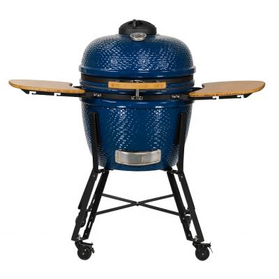 China 18 Inch Iron Kamado Detachable Classic Style Adjustable Height Ceramic Grills Grills Outdoor Charcoal BBQ Grills for sale