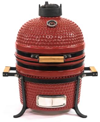 China Easily Assembled Ceramic Grills MingYI 15 Inch Portable Kamado Grills Grills Kitchen Charcoal Grills for sale