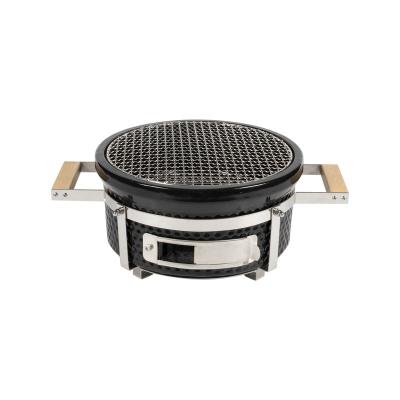 China Easily Assembled Ceramic Grills 13 Inch Mini Indoor Kamado Grills Kitchen BBQ Grills for sale