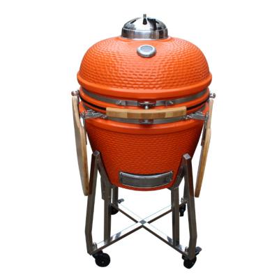 China Adjustable Size Camping BBQ Grill Designs Kamado Grills 22 /24/18 Inches for sale