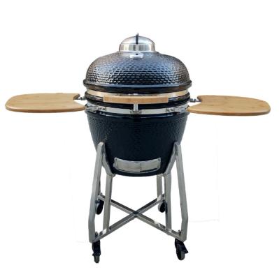 China Adjustable Size 24 Inch Outdoor Charcoal Camping Barbecue BBQ Kamado Grills for sale