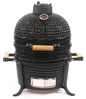 China Easily Assembled Portable Small Size 15 Inch BBQ Grills Indoor Outdoor Ceramic Grills for sale