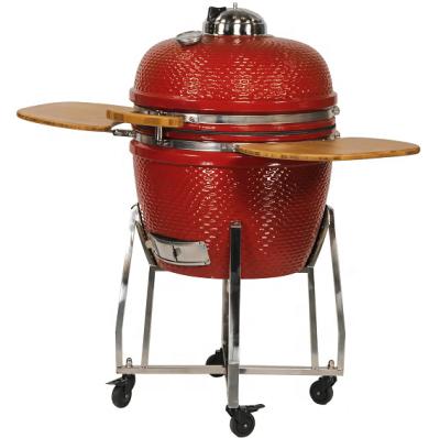 China Garden Kitchen BBQ Grill Smoker Outdoor Cooker Charcoal BBQ Easily Assembled Ceramic Grill for sale