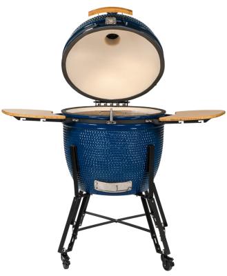 China Factory direct sales easily assembled 27 inch large outdoor charcoal classic kamado ceramic barbecue grill for sale