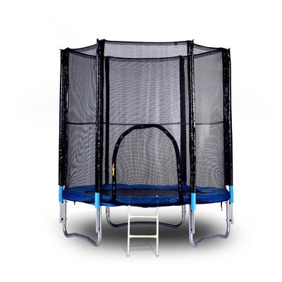 China Sale Fitness Durable Gym Professional Interactive Safety Net Spring Gymnastics Large Around Trampoline Cheap 12Ft Ladder 10Ft Large Outdoor for sale